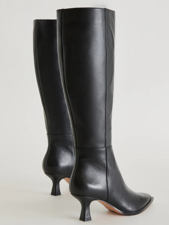Dolce Vita Shoes - Dolce Vita Black AUGGIE Over-the-Knee Leather Boots